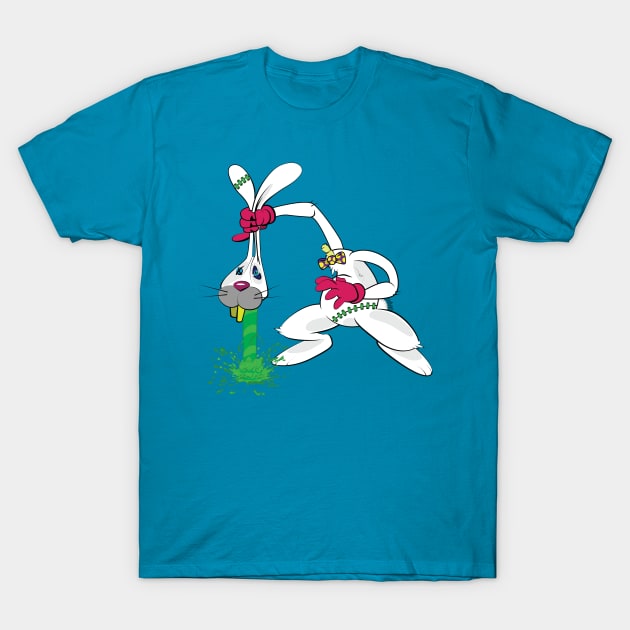 Zombunny T-Shirt by ElliotLouisArt